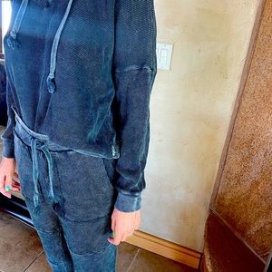 Free people sweat suit.